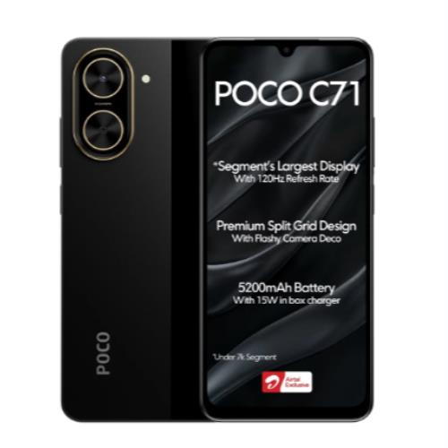گوشی موبایل شیائومی مدل Poco C71 ظرفیت 128/4گیگابایت 