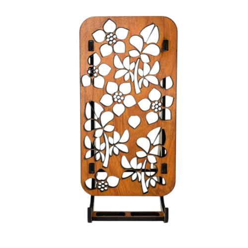 استند چوبی موبایل طرح پنجره ای 05