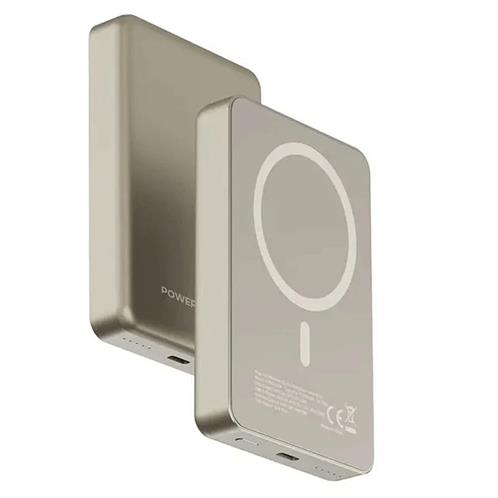 پاوربانک پاورولوجی مدل MAGSAFE ALUMINUM ظرفیت 10000 میلی آمپر