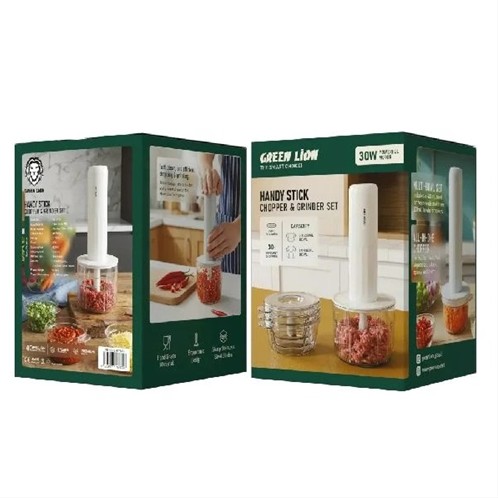 خردکن 400 میلی‌لیتر گرین لاین مدل Handy Stick Chopper & Grinder Set