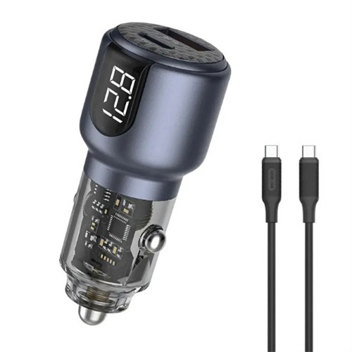 شارژر فندکی دو پورت 75 وات گرین لاین مدل Green Lion GL-CC16