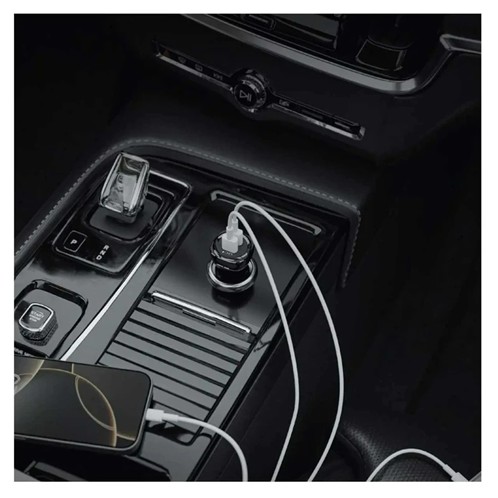 شارژر فندکی 40 وات دو پورت گرین لاین مدل Dual QC3.0