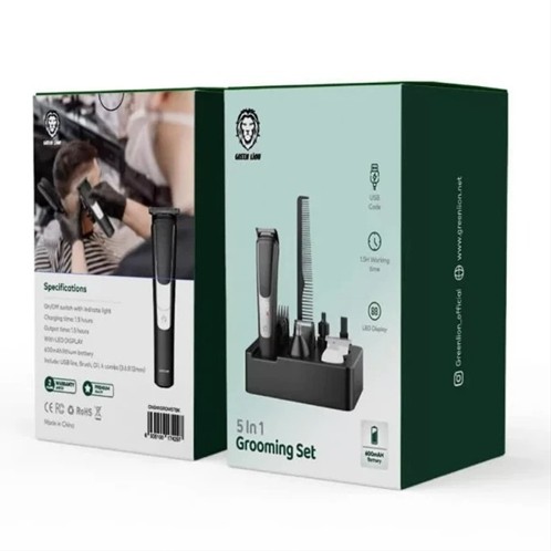ست ماشین اصلاح موی سر و صورت گرین لاین مدل 5in1 Grooming